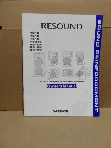 Samson resound speaker - resound,