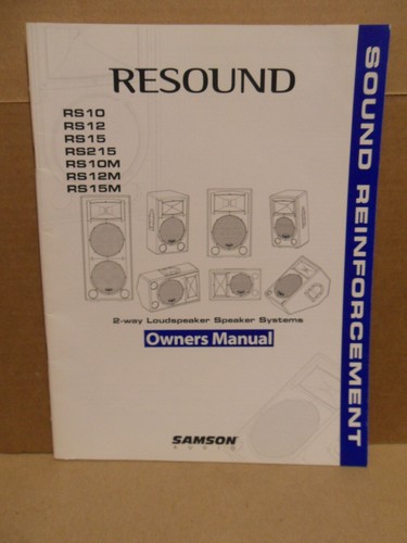 Samson resound speaker owner - samson,