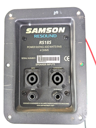 Woofer samson rs18s - samson,